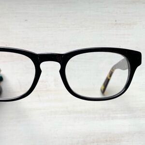 NEW +1.75 Acetate Reading Glasses Black Tortoise Acetate Unisex Bold Vintage